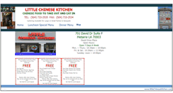 Desktop Screenshot of littlechinesekitchen.com